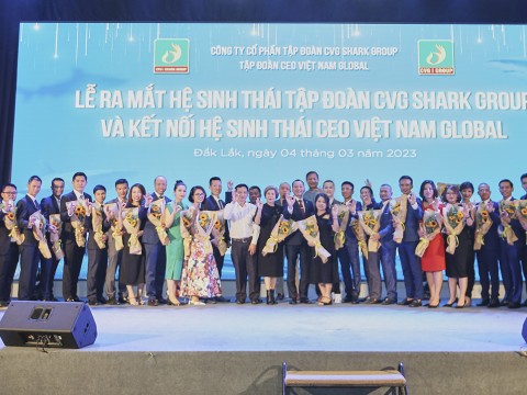 CVG Shark Group ra mắt mô hình "Thung lũng khởi nghiệp"